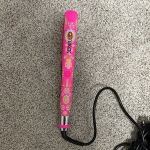 Pink Floral Hair Straightener